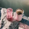 Cafetera AeroPress Go Plus con vaso térmico rosa 475 ml