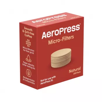 AeroPress Microfiltros de papel Natural 200 unidades