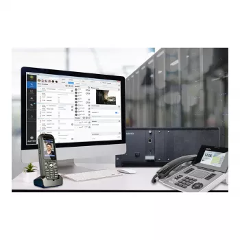 AGFEO ES 730 IT Sistema de comunicación IP (PBX) – 100 usuarios, 100 troncales SIP, 30 conversaciones VoIP, Gigabit Ethernet, USB, firewall, VPN, UC-Suite, CTI, Web-GUI