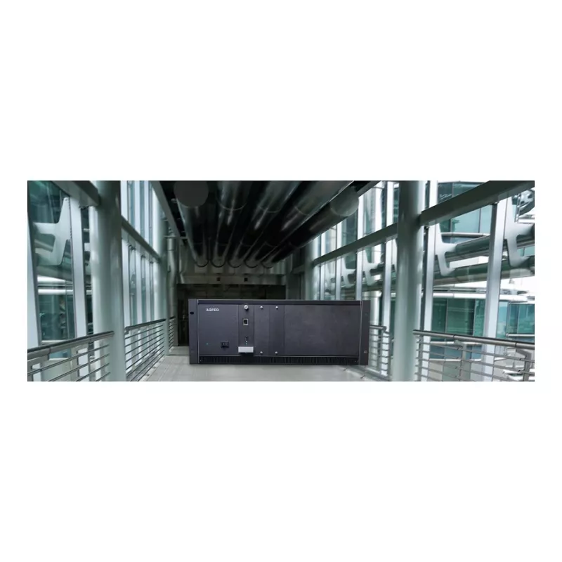 AGFEO ES 730 IT Sistema de comunicación IP (PBX) – 100 usuarios, 100 troncales SIP, 30 conversaciones VoIP, Gigabit Ethernet, USB, firewall, VPN, UC-Suite, CTI, Web-GUI