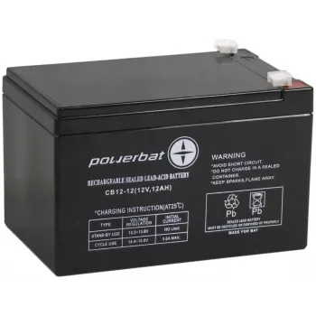 AGM POWERBAT CB Batería 12V 12Ah