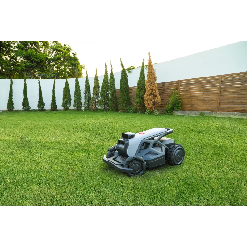 AIRSEEKERS LIMITED Tron MAX 300° AI Vision cortacésped mulching, 3600m², AI Vision + NRTK