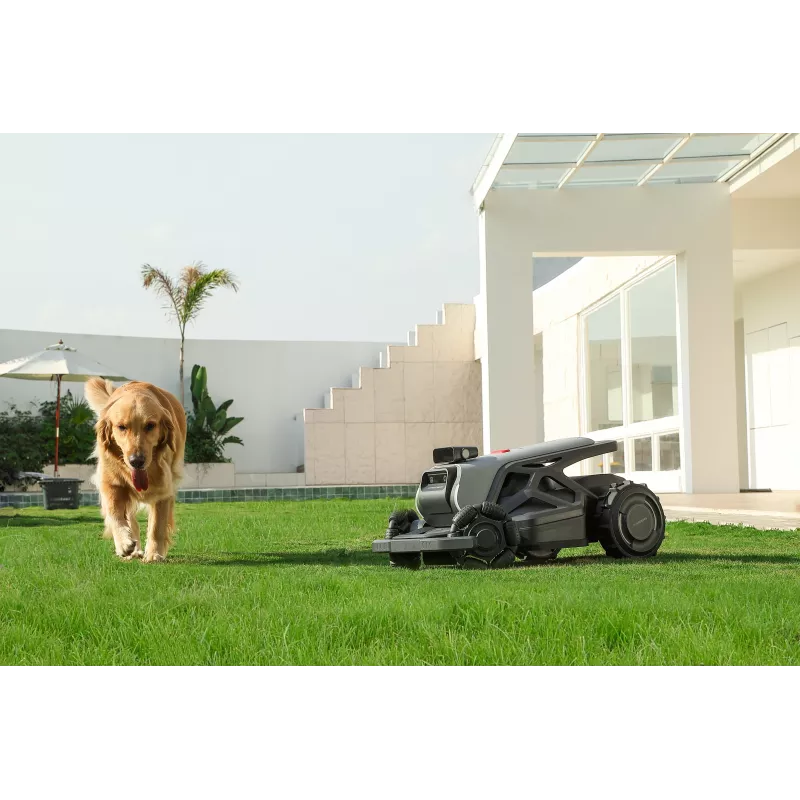 AIRSEEKERS LIMITED Tron MAX 300° AI Vision cortacésped mulching, 3600m², AI Vision + NRTK