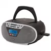 Aiwa BBTU-400SL sistema estéreo portátil CD/FM RDS/USB/Bluetooth plateado reproducción MP3