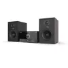 Aiwa MSBTU-600 50W microcadena Hi-Fi Bluetooth con radio FM, USB, Aux-In, indicador LED, mando a distancia, negro