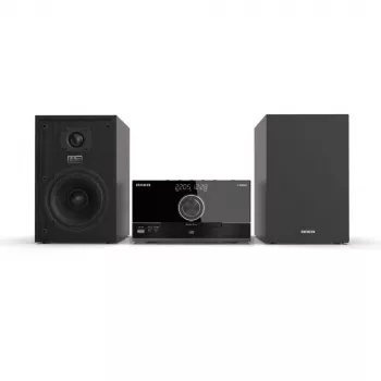 Aiwa MSBTU-600 50W microcadena Hi-Fi Bluetooth con radio FM, USB, Aux-In, indicador LED, mando a distancia, negro
