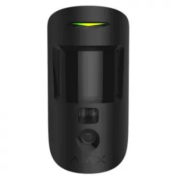 AJAX MotionCam HD detector de movimiento inalámbrico con cámara, negro (PHOD 118275)