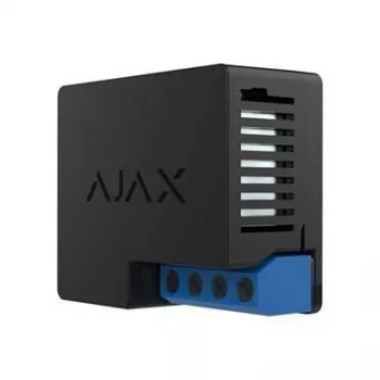 Ajax WallSwitch relé inteligente de interruptor de pared negro