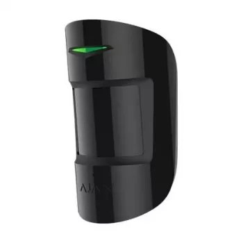 AJAX Wireless CombiProtect Detector de movimiento y rotura de cristal Negro 7167