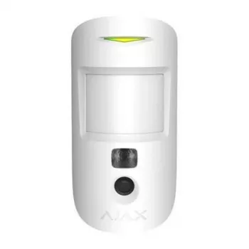 AJAX detector de movimiento inalámbrico MotionCam HD con confirmación fotográfica blanco