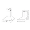 AKPO WK-4 CLASSIC MINI 60 INOX campana extractora telescópica 60 cm plata