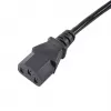 Akyga AK-PC-05A Cable de alimentación CEE 7/7 a IEC C13, 5 m, negro