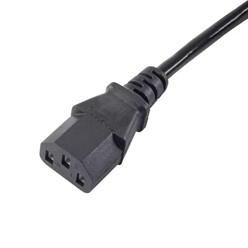 Akyga AK-PC-05A Cable de alimentación CEE 7/7 a IEC C13, 5 m, negro
