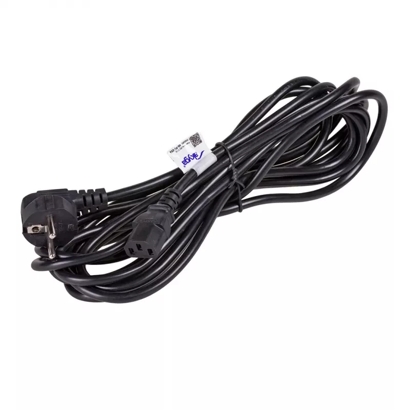 Akyga AK-PC-05A Cable de alimentación CEE 7/7 a IEC C13, 5 m, negro
