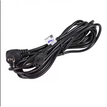 Akyga AK-PC-05A Cable de alimentación CEE 7/7 a IEC C13, 5 m, negro