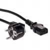Akyga AK-PC-06A cable de alimentación CEE 7/7 a IEC C13, 3 m, negro