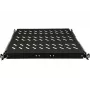 ALANTEC bandeja extraíble 19 pulgadas 1U 570mm de profundidad, negra, fijación en 4 puntos