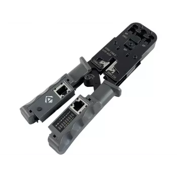 ALANTEC Alicates de crimpar 4P6P8P con comprobador de cable de red LAN