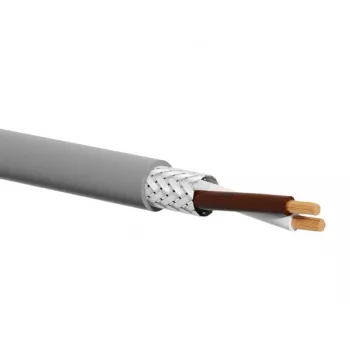 ALANTEC Cable de control LiYCY 2x0,75 mm² PVC gris 500 m