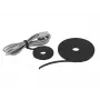 ALANTEC PK025CZA base para bridas con fijación adhesiva, negra, PA66, 25x25 mm, 1 ud.