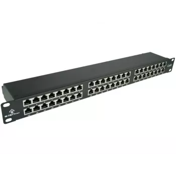 ALANTEC STP Cat.6 Panel de parcheo 48 puertos IDC 2U 19 inch para rack Negro (PK050)
