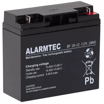 ALARMTEC BP Batería AGM 12V 18Ah