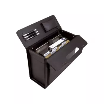 Bolso mensajero Jüscha Ancona 45042, piel negra