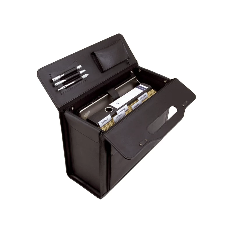 Jüscha Ancona 45042 bolso mensajero, piel negra