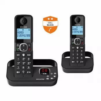 Alcatel 8517110010 Teléfono inalámbrico DECT con auricular y retroiluminación ámbar de 1,5 inch