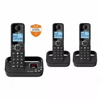 Teléfono IP ALCATEL 8517110010 NOE con PoE y diseño gris antracita