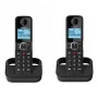 Alcatel F860 Duo Teléfono inalámbrico DECT, negro
