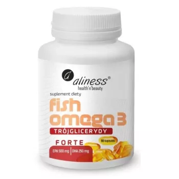 Aliness Fish Omega 3 FORTE Triglyceride 500/250 mg, 90 cápsulas blandas