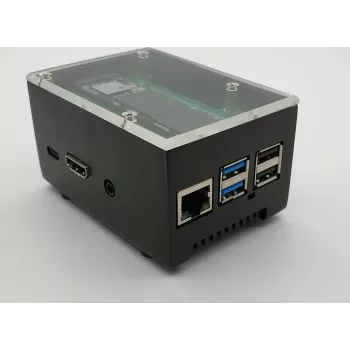 ALLNET Rock Pi carcasa de aluminio ecoPI Starter negra (RockPi_GH_ecoPI_SW)