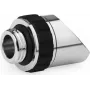 Alphacool Apex Grip Adaptador giratorio de 45° G1/4 con rosca macho a rosca hembra - Cromo 14890