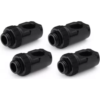 Alphacool Apex Grip adaptador giratorio de 90° G1/4 rosca macho a rosca hembra, negro, pack de 4 14932