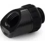 Alphacool Apex Grip Adaptador 45° macho/hembra G1/4 giratorio negro (14808)