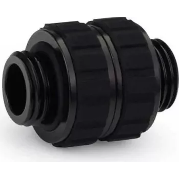 Alphacool Apex Grip adaptador de doble racor G1/4 rosca macho a rosca macho giratorio negro 14809