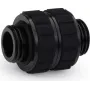 Alphacool Apex Grip adaptador de doble racor G1/4 rosca macho a rosca macho giratorio negro 14809
