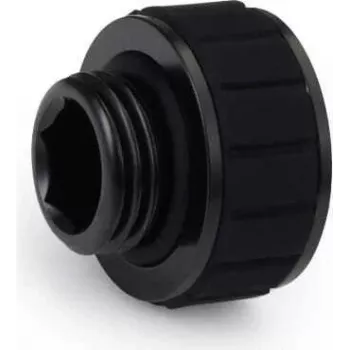 Alphacool Apex Grip extensión 10mm de rosca macho a rosca hembra G1/4 pulgadas negra (14811)