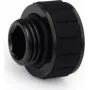 Alphacool Apex Grip extensión 10mm de rosca macho a rosca hembra G1/4 pulgadas negra (14811)