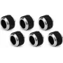 Alphacool Apex Grip HardTube 16mm G1/4 cromado, set de racores de compresión, pack de 6 14930