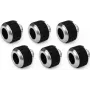 Alphacool Apex Grip racor de compresión HardTube 13mm G1/4 cromado - pack de 6 14927