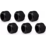 Alphacool Apex Grip Racor de compresión para tubo rígido 16mm OD rosca G1/4 negro pack de 6 (14929)