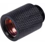 Alphacool HF Racor de extensión G1/4 a G1/4, 20 mm, Deep Black (17221)