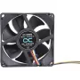 Alphacool ES ventilador 80mm 800-6000 RPM 80x80x25mm (negro, doble rodamiento de bolas, PWM, 80 mm)