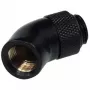 Alphacool HF adaptador giratorio de 45° G1/4 rosca macho a G1/4 rosca hembra - negro profundo 17051