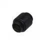 Alphacool HF adaptador de doble racor G1/4 rosca macho a G1 rosca macho (17033)