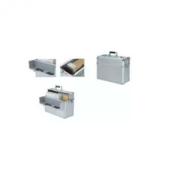 ALUMAXX BETHA Maletín de aluminio para piloto, Plata, compartimento para portátil de 17