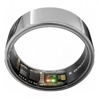 Ultrahuman Ring AIR Anillo inteligente, talla 12, Space Silver