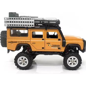 Coche RC AMEWI D90X28 Metal Scale Crawler 4WD 1:28 amarillo